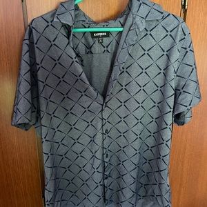 Express casual button down, Large